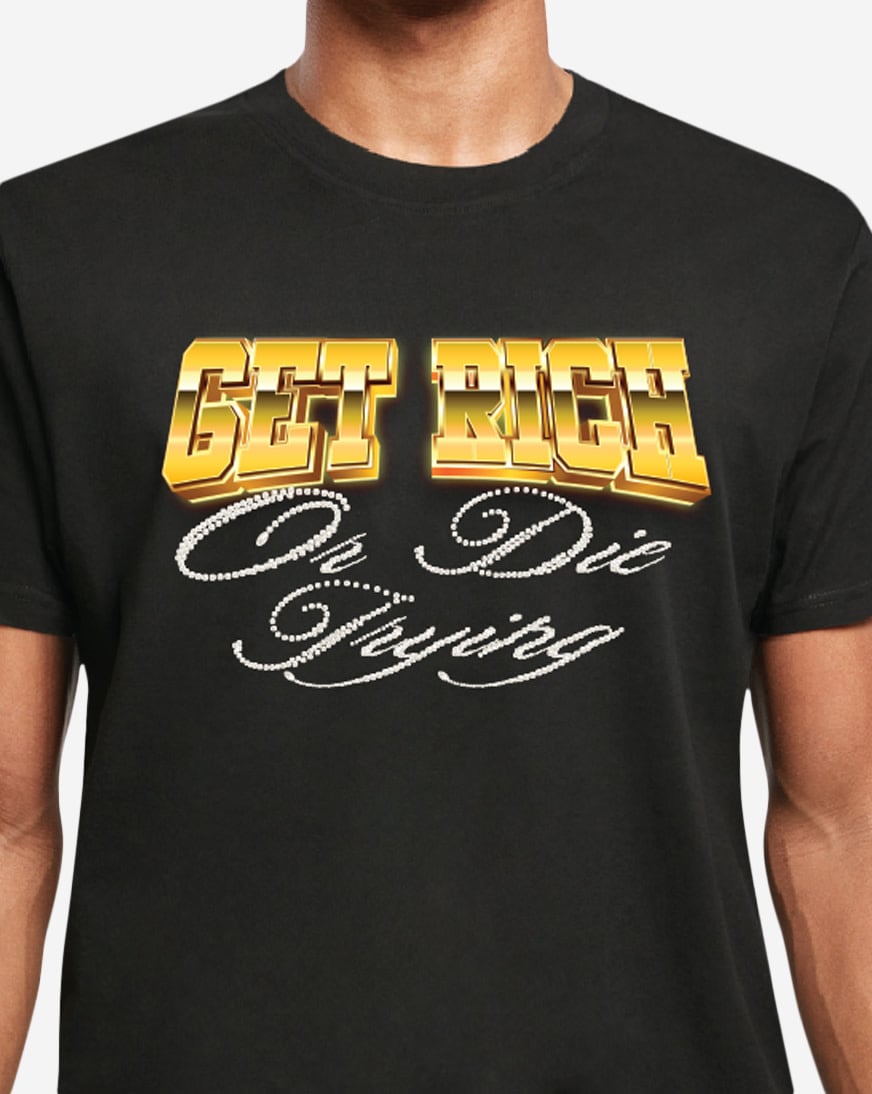 Get Rich or Die Trying Pearls Tee