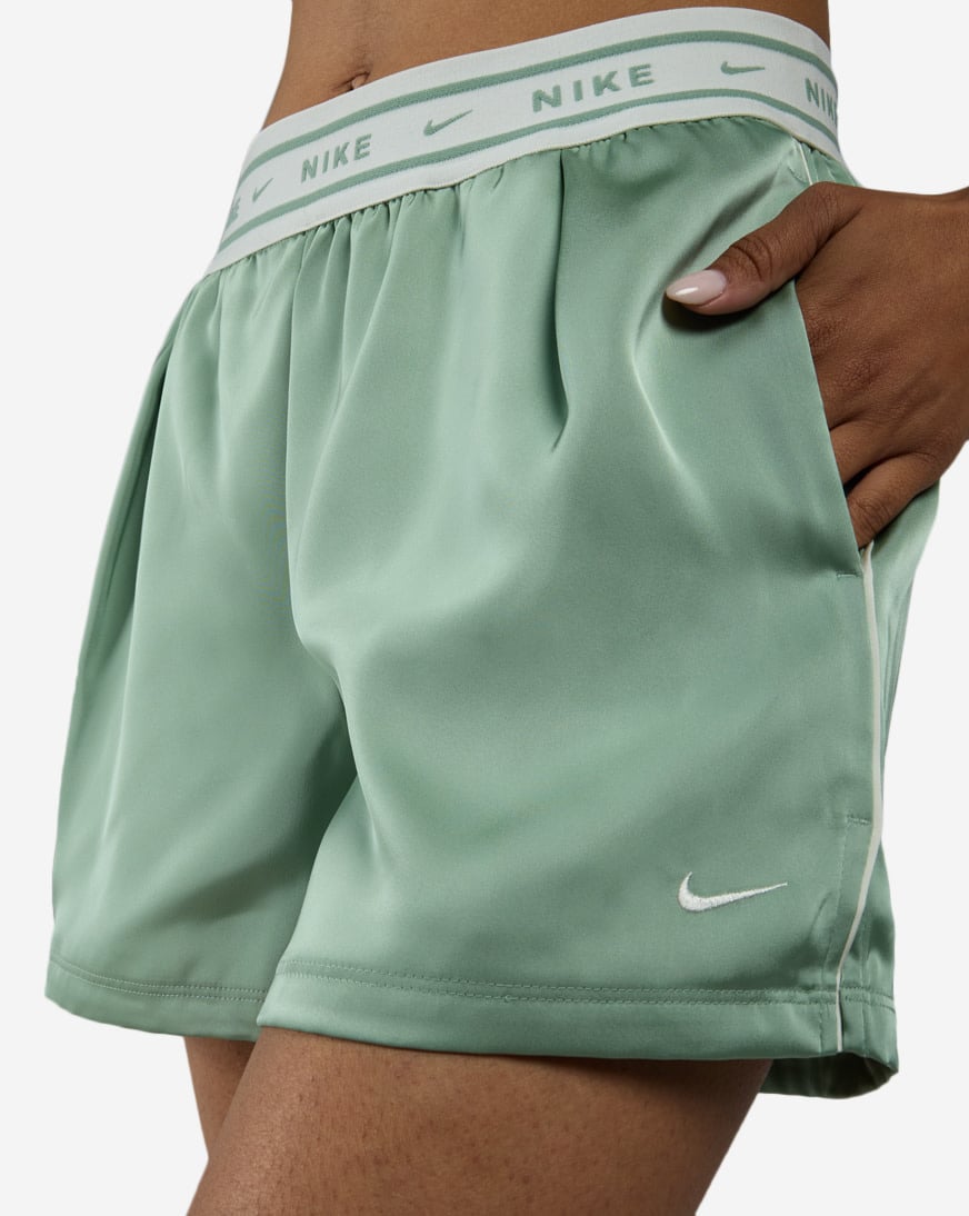 NSW Loose Mid-Rise Satin Shorts