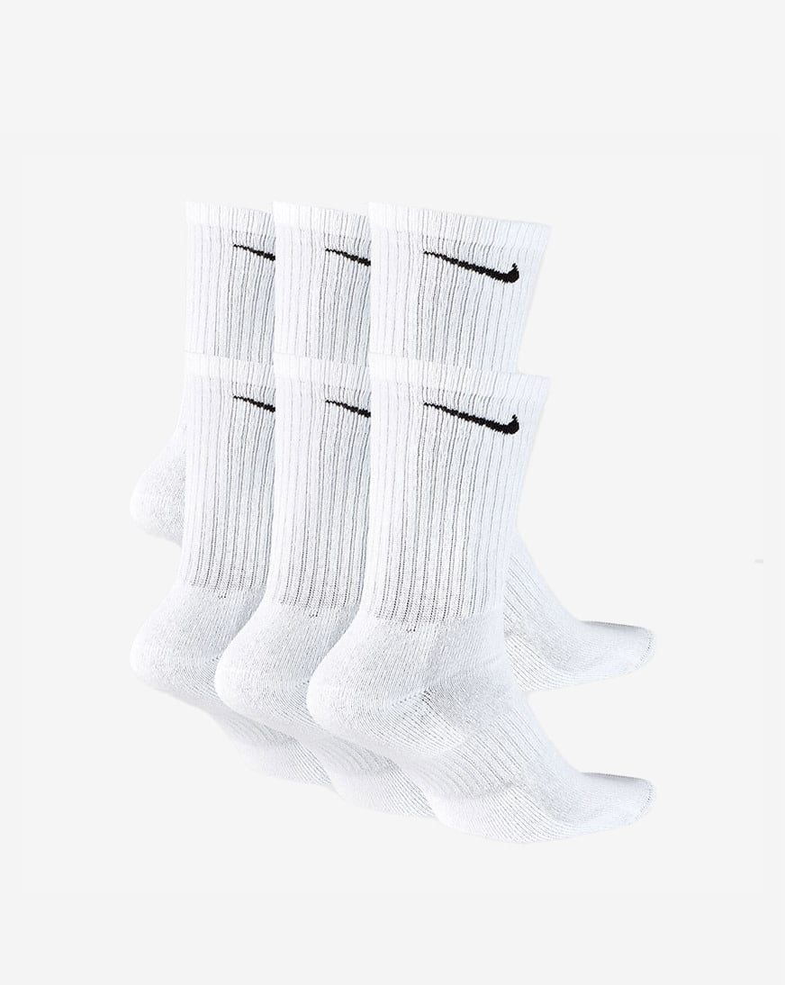 6Pk Everyday Cushioned Training Crew Socks