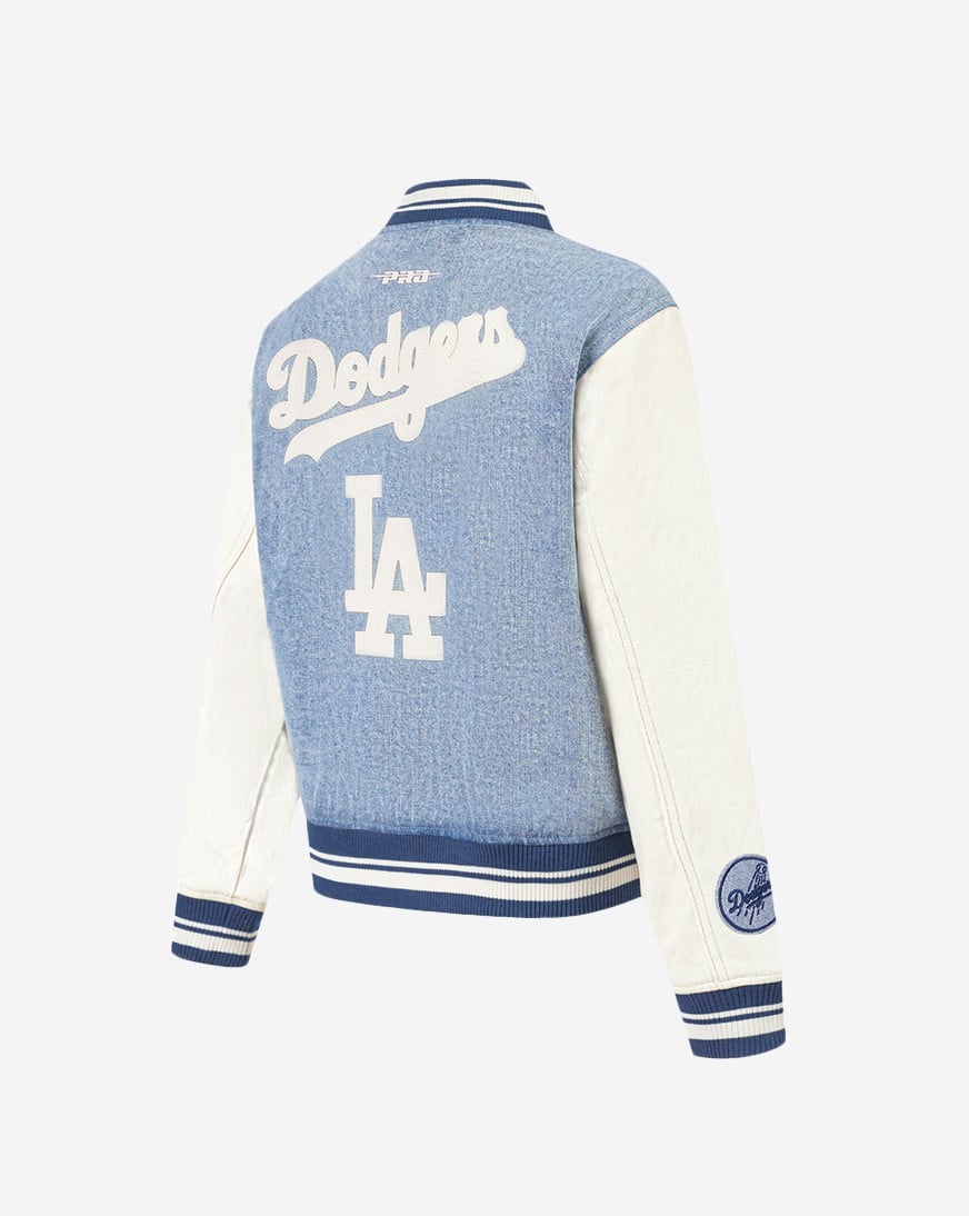 Los Angeles Dodgers Varsity Blues Denim Varsity Jacket
