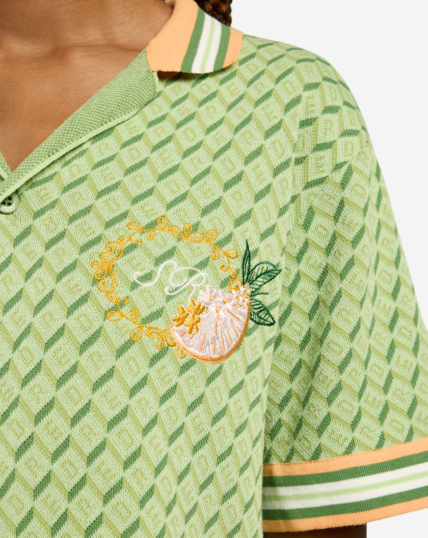 Monogram Button-Down Shirt