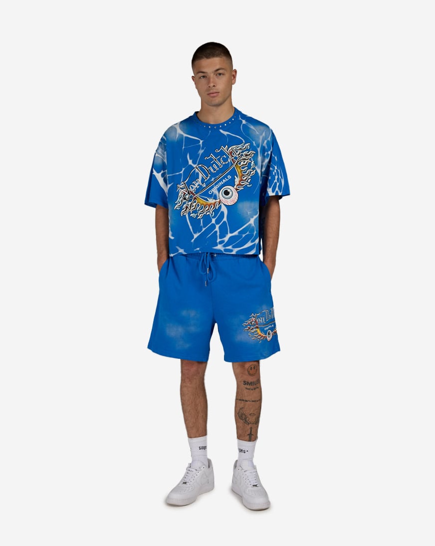 Chrome Electric Eyeball Shorts