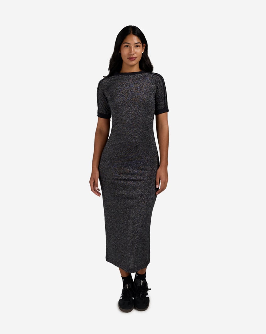 Adicolor Holiday Glitter 3-Stripes Dress