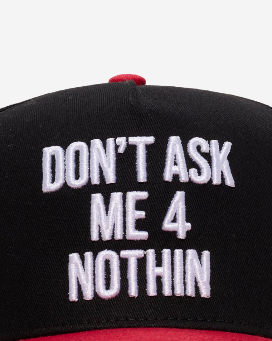 Don't Ask Me Varsity 2 Tone Twill Trucker Hat
