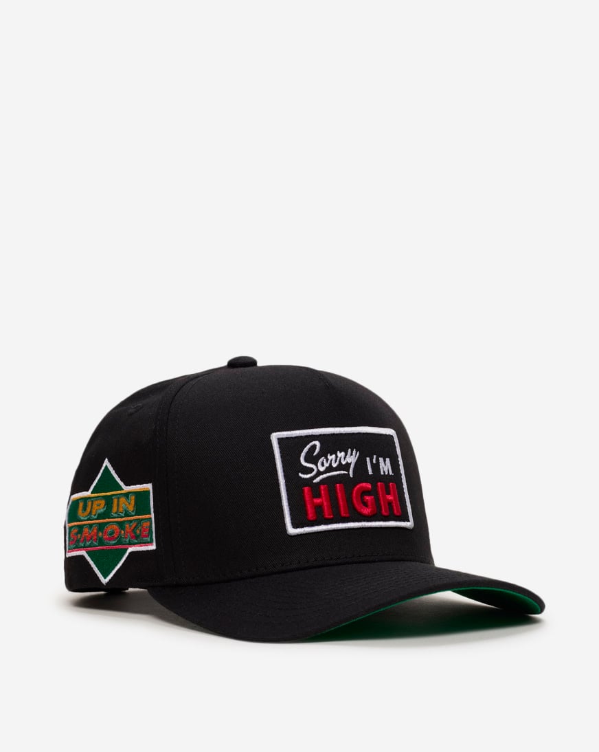 Sorry I'm High Twill Trucker Hat