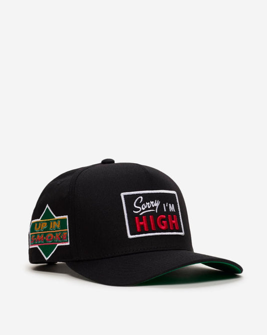 Sorry I'm High Twill Trucker Hat