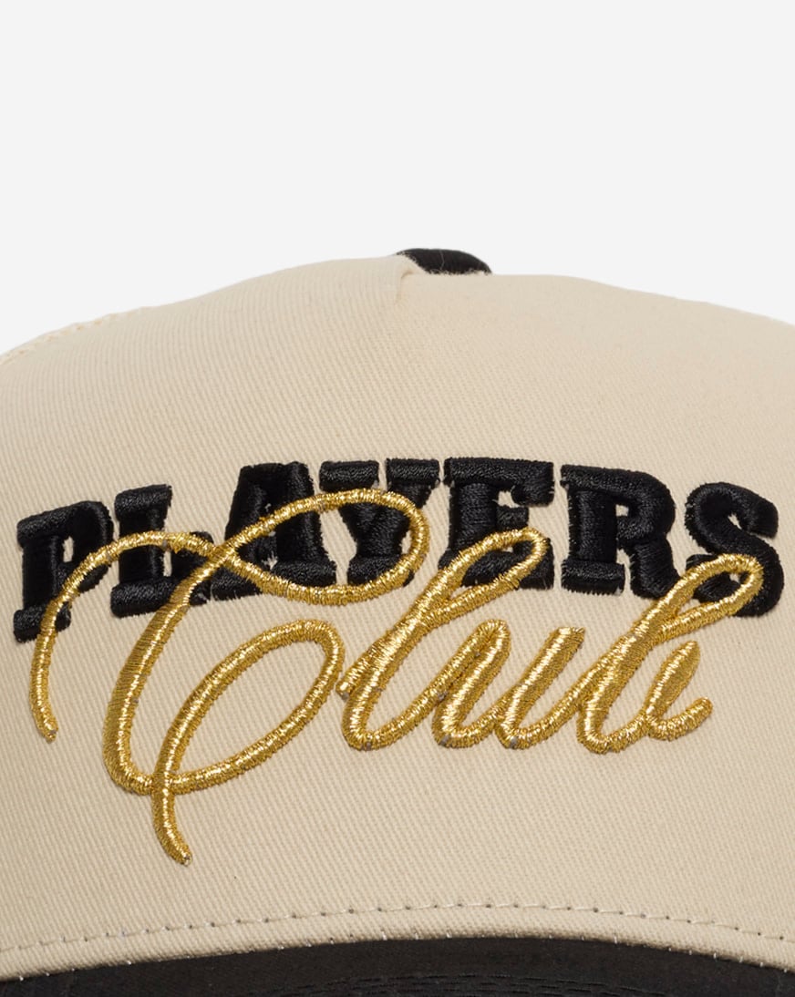 Players Club 2 Tone Twill Mesh Back Trucker Hat