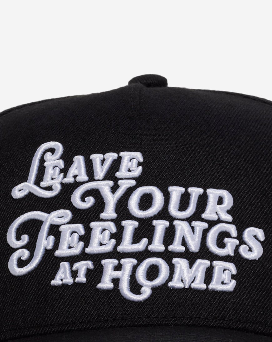 Leave Your Feelings Wool Trucker Hat