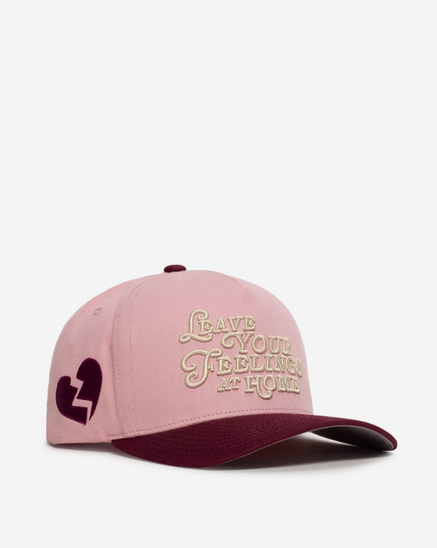 Leave Your Feelings At Home Wool Acrylic Trucker Hat
