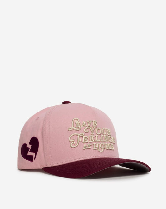 Leave Your Feelings At Home Wool Acrylic Trucker Hat