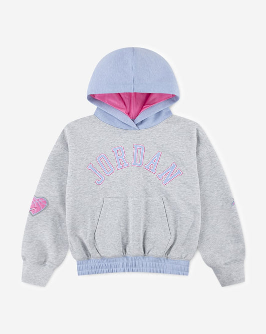 Big Kids' Blue Jeans and Bling Pullover Hoodie