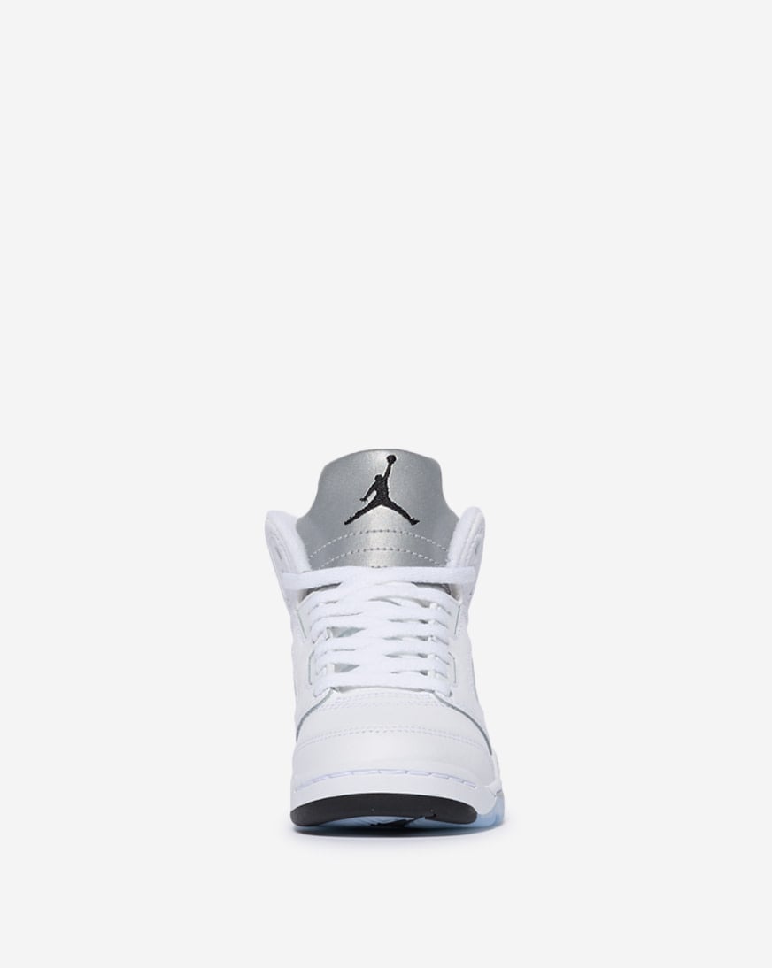 Little Kids' Air Jordan 5 Retro OG "White Metallic"