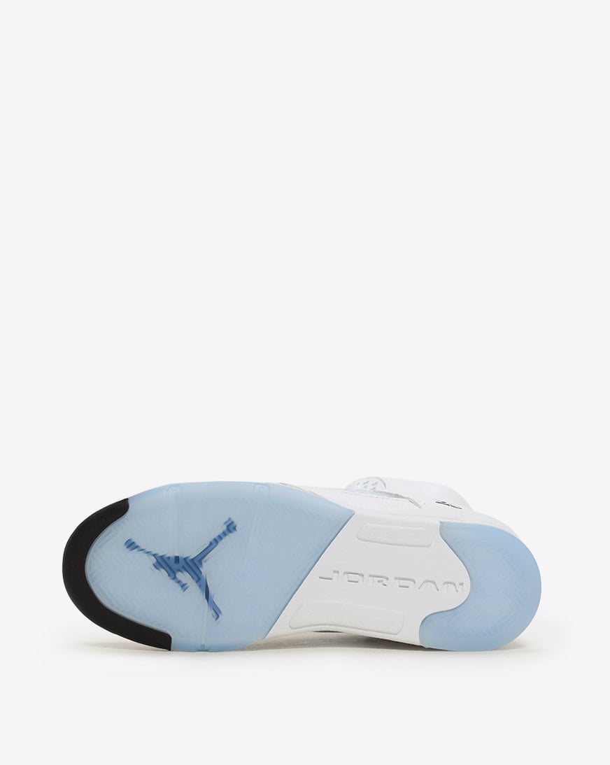 Big Kids' Air Jordan 5 Retro OG "White Metallic"