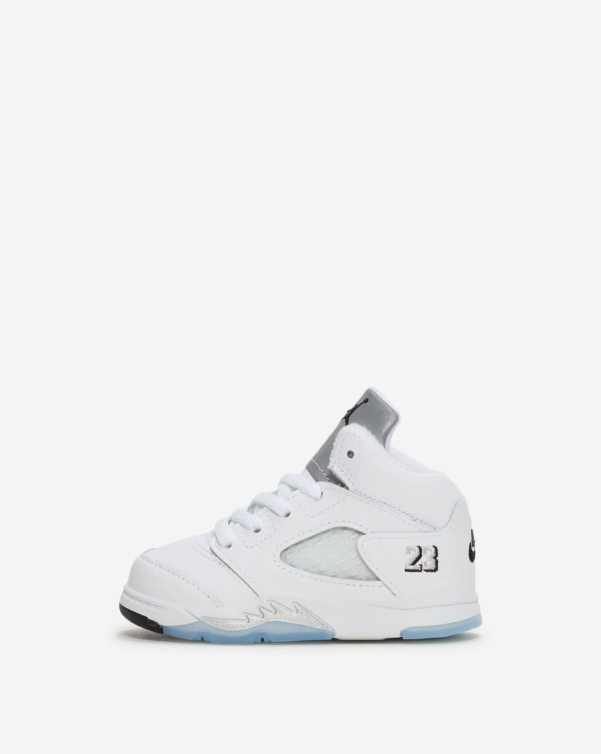 Toddler Air Jordan 5 Retro OG "White Metallic"
