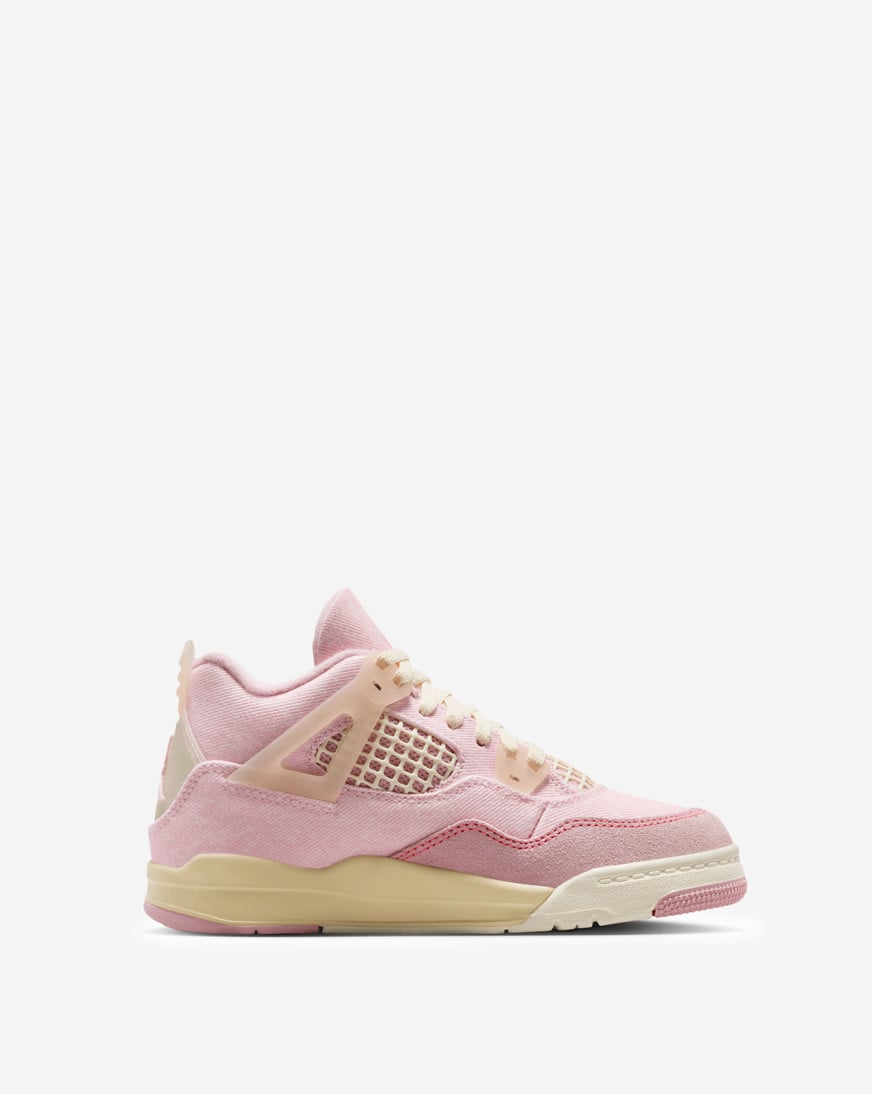 Little Kids' Air Jordan 4 Retro "Pearl Pink and Iced Carmine"