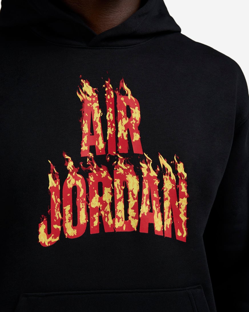 AJ5 Fire Red Hoodie