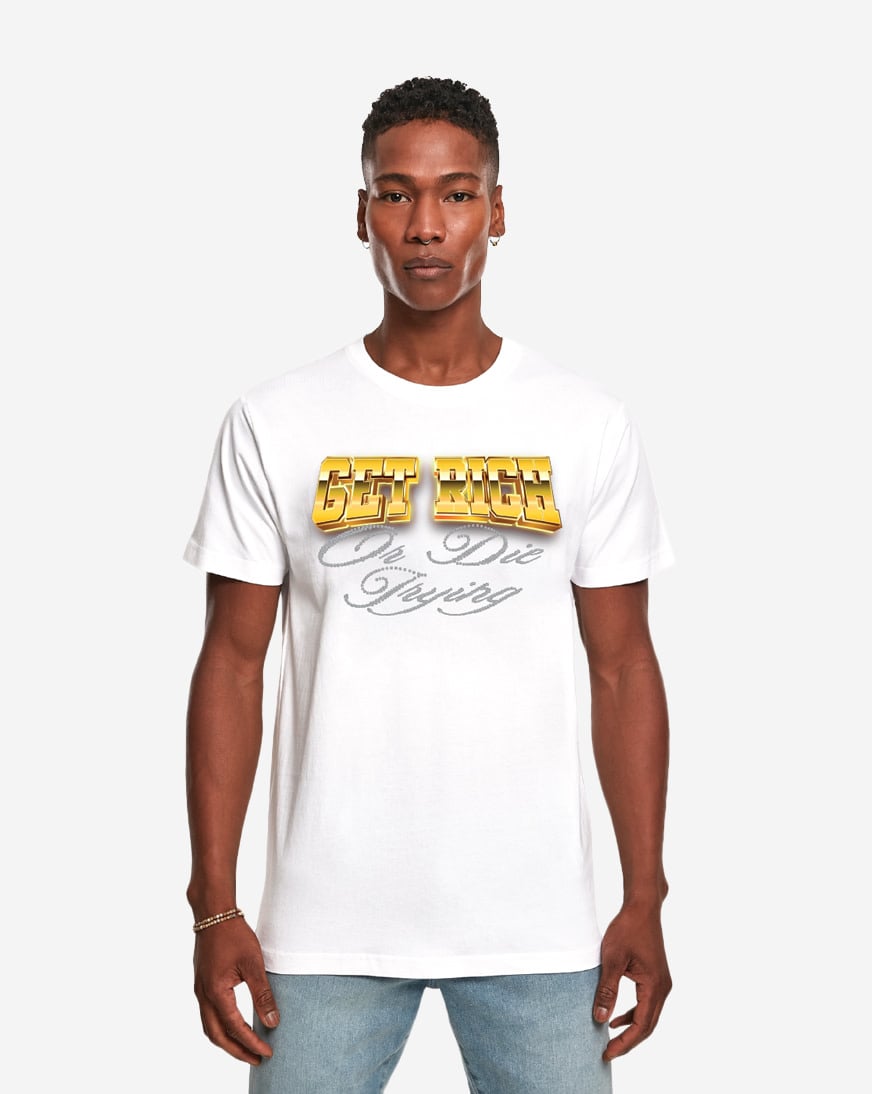 Get Rich or Die Trying Pearls Tee