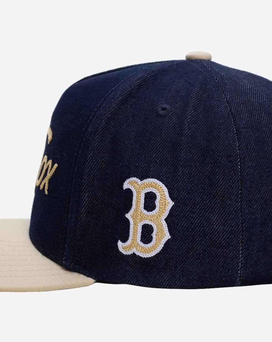 Boston Red Sox Pro Pinch Denim Chainstitch Snapback Hat