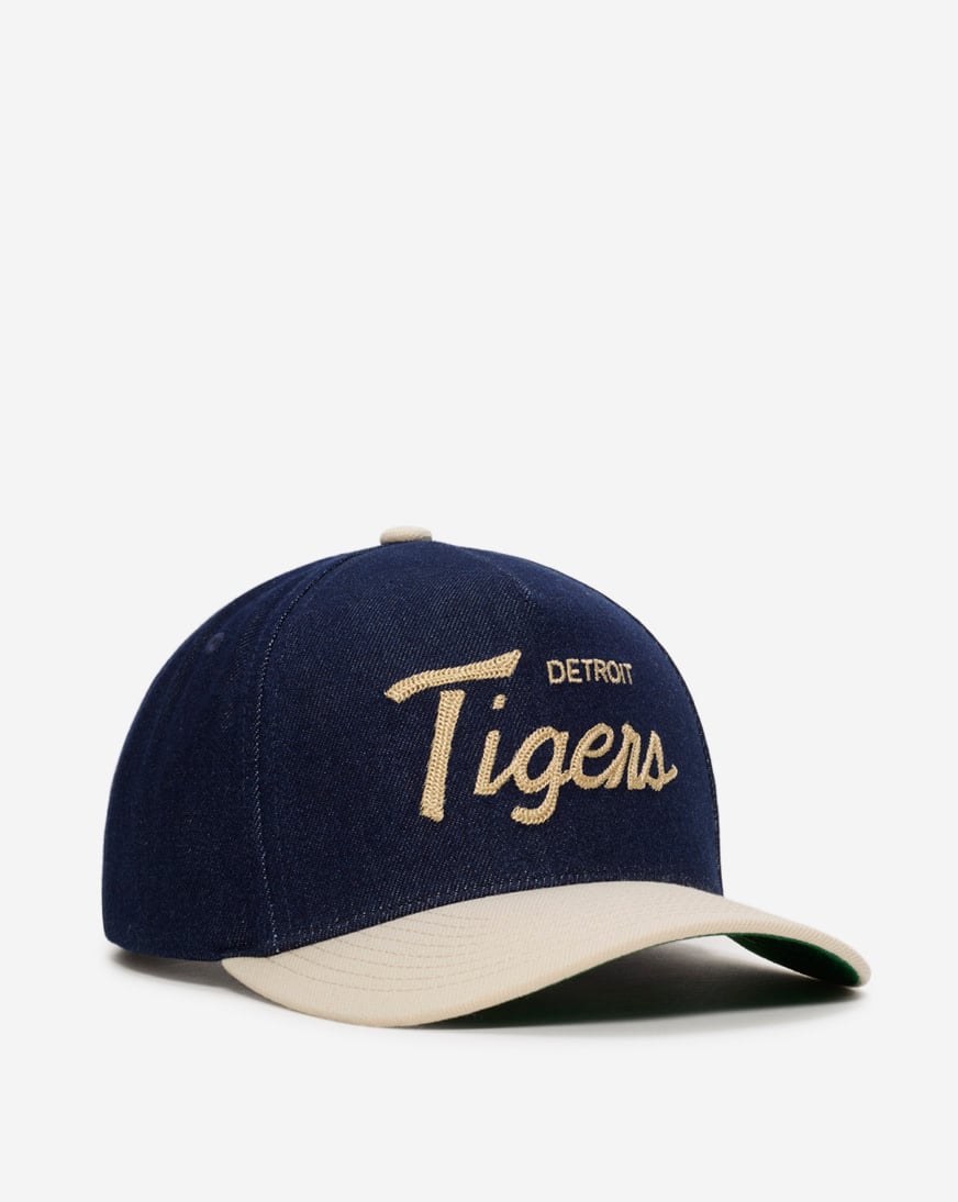 Detroit Tigers Pro Pinch Denim Chainstitch Snapback Hat
