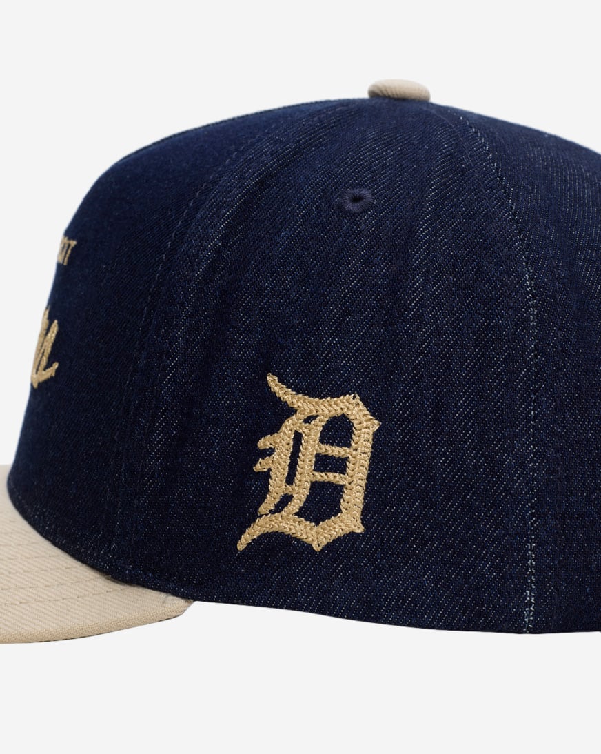 Detroit Tigers Pro Pinch Denim Chainstitch Snapback Hat