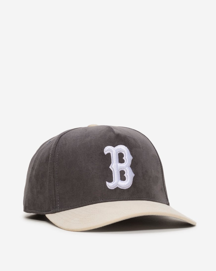 Boston Red Sox Pro Pinch Suede Two Tone Snapback Hat