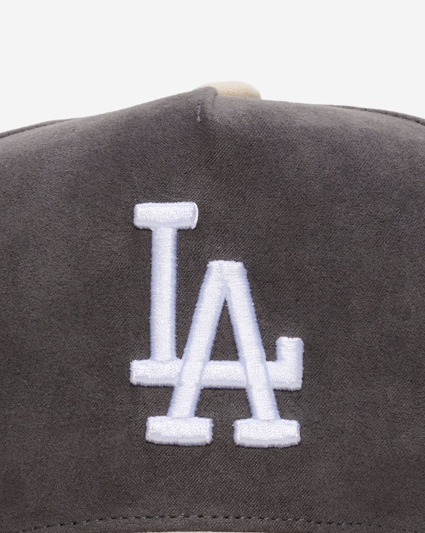 Los Angeles Dodgers Pro Pinch Suede Two Tone Snapback Hat
