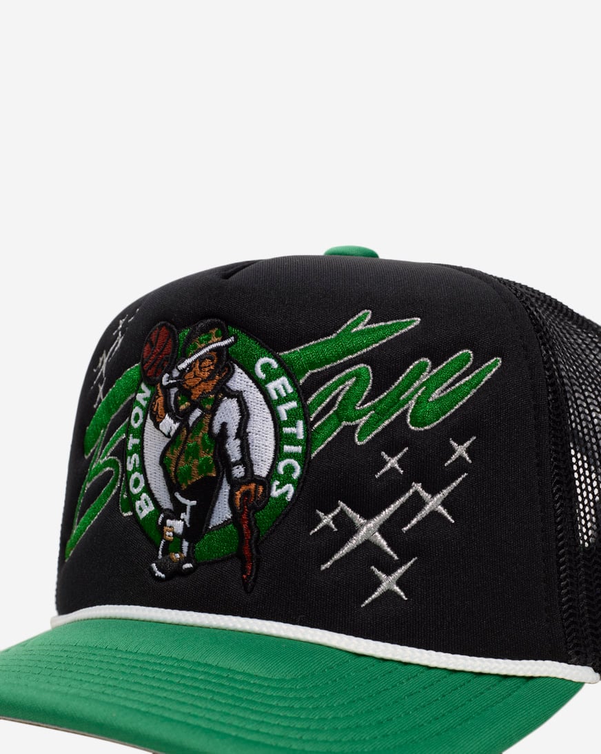 Boston Celtics Trucker City Shine Adjustable Hat