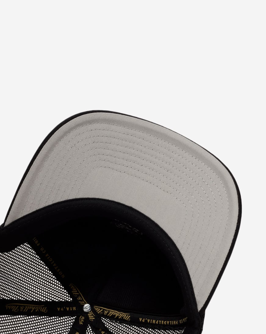 Chicago White Sox Trucker Leather Logo Adjustable Hat