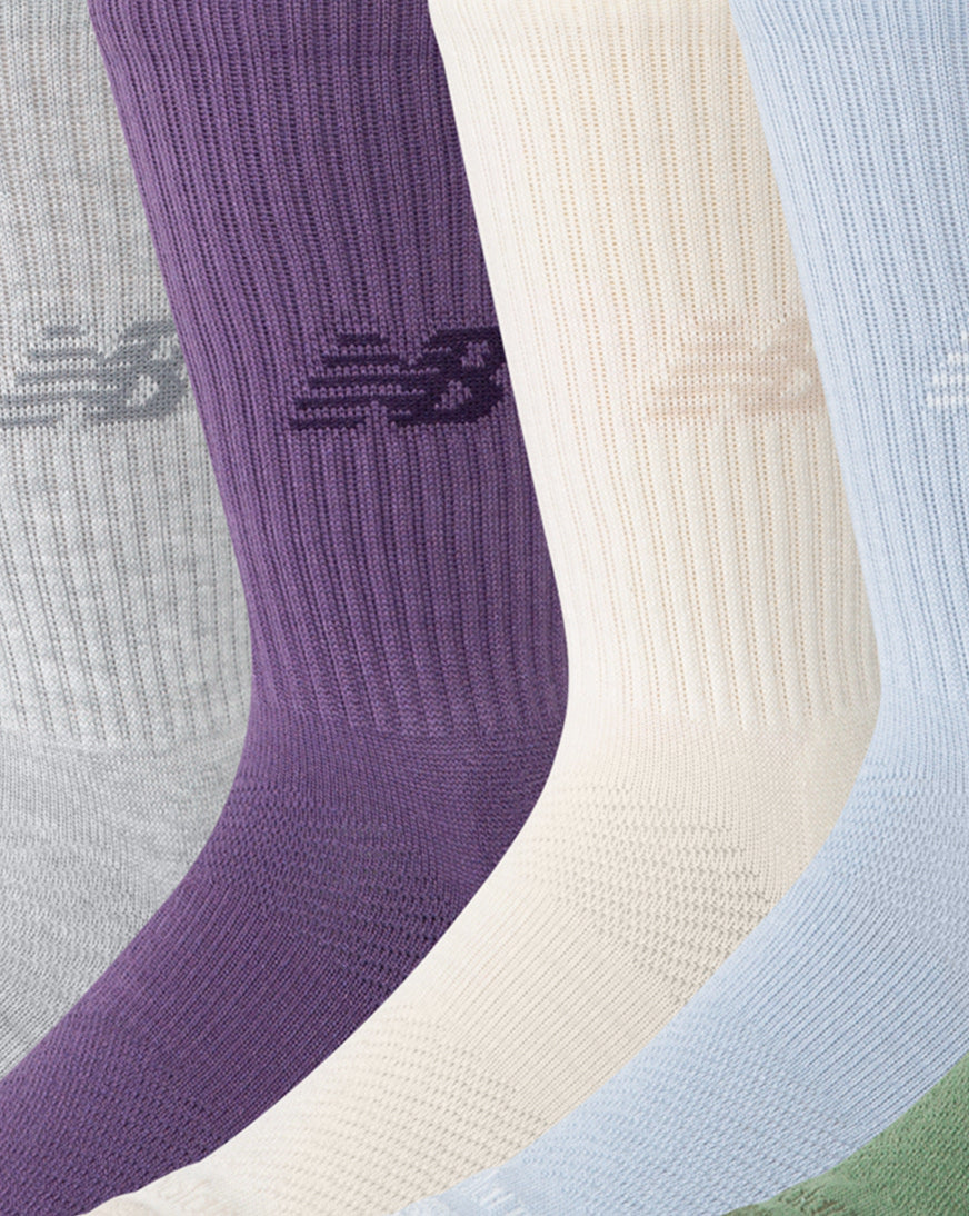 Active Crew Socks 6 Pack