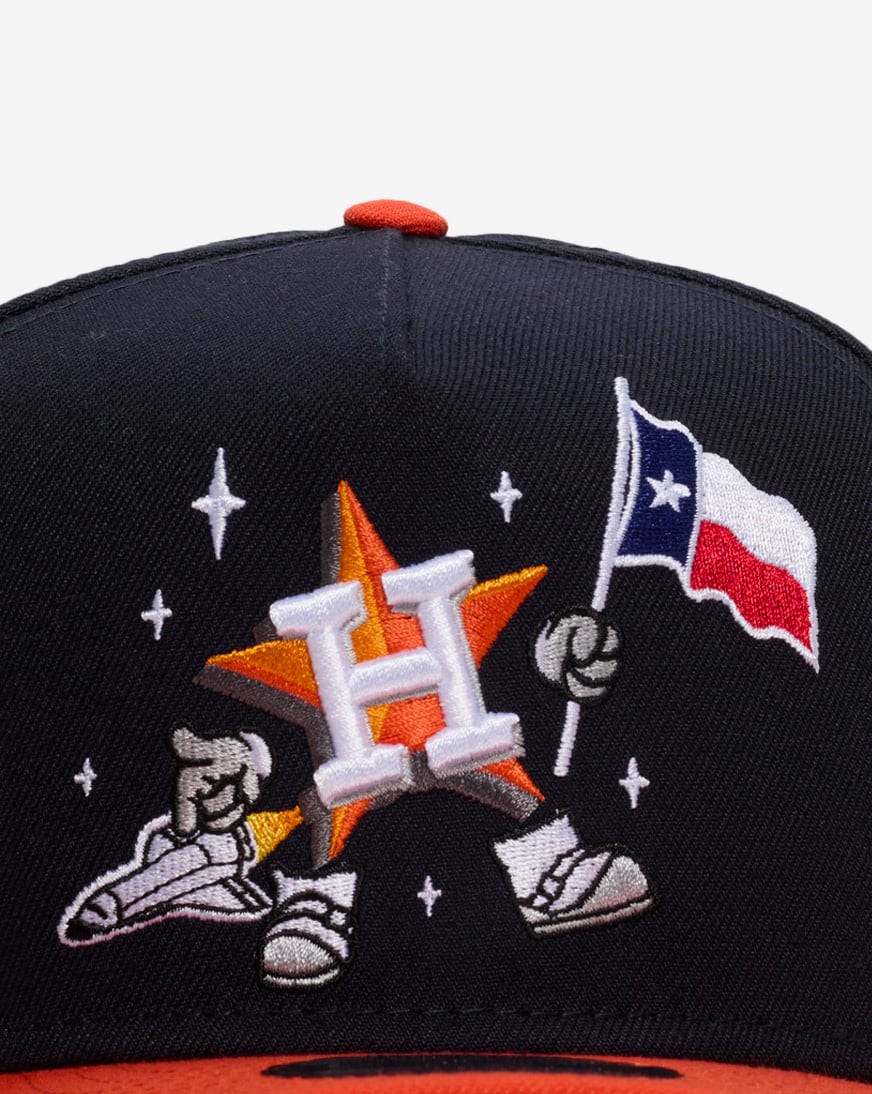 9Fifty Houston Astros Cartoon A-Frame Snapback Hat
