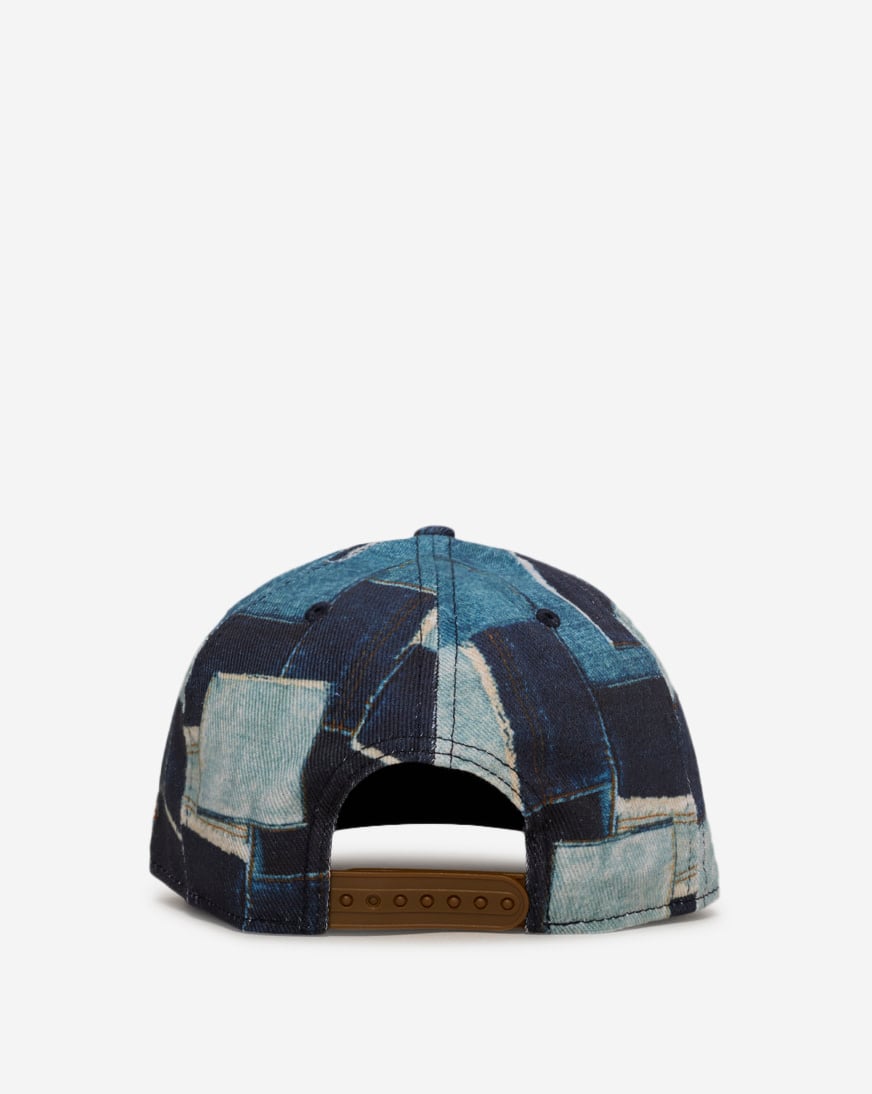 9Fifty Atlanta Braves A-Frame Denim Patchwork Snapback Hat
