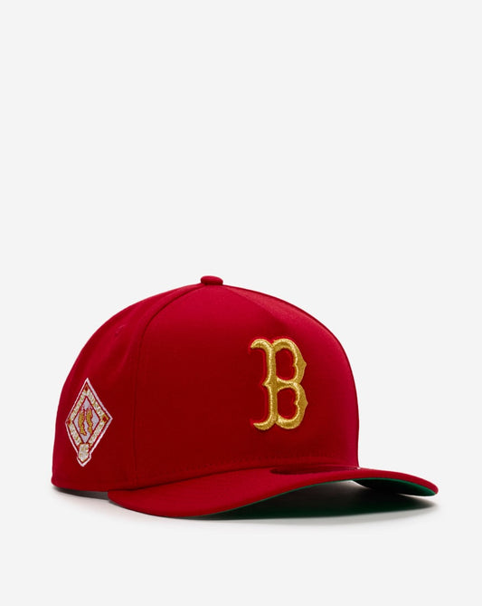 9Fifty Boston Red Sox Metallic A-Frame Snapback Hat