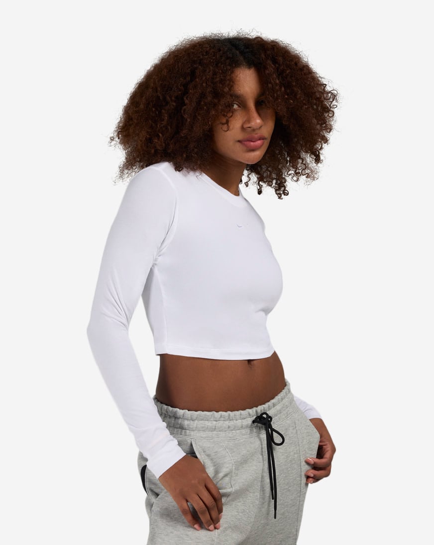 NSW Chill Knit Slim Long-Sleeve Cropped Top