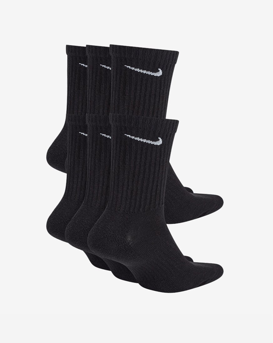 6Pk Everyday Cushioned Training Crew Socks