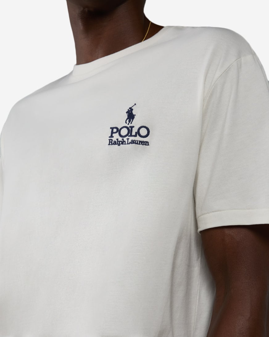 Jersey Knit Graphic Polo T-Shirt