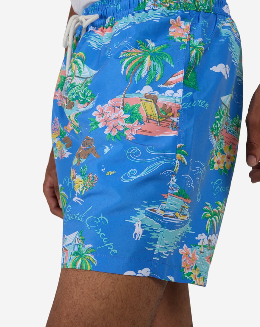 Novelty Bahamas Bear Swim Trunk