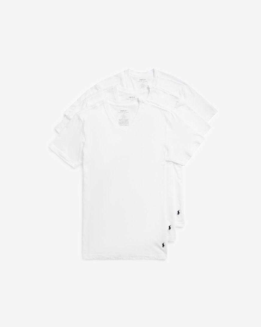3Pk Classic Fit V-Neck Tee