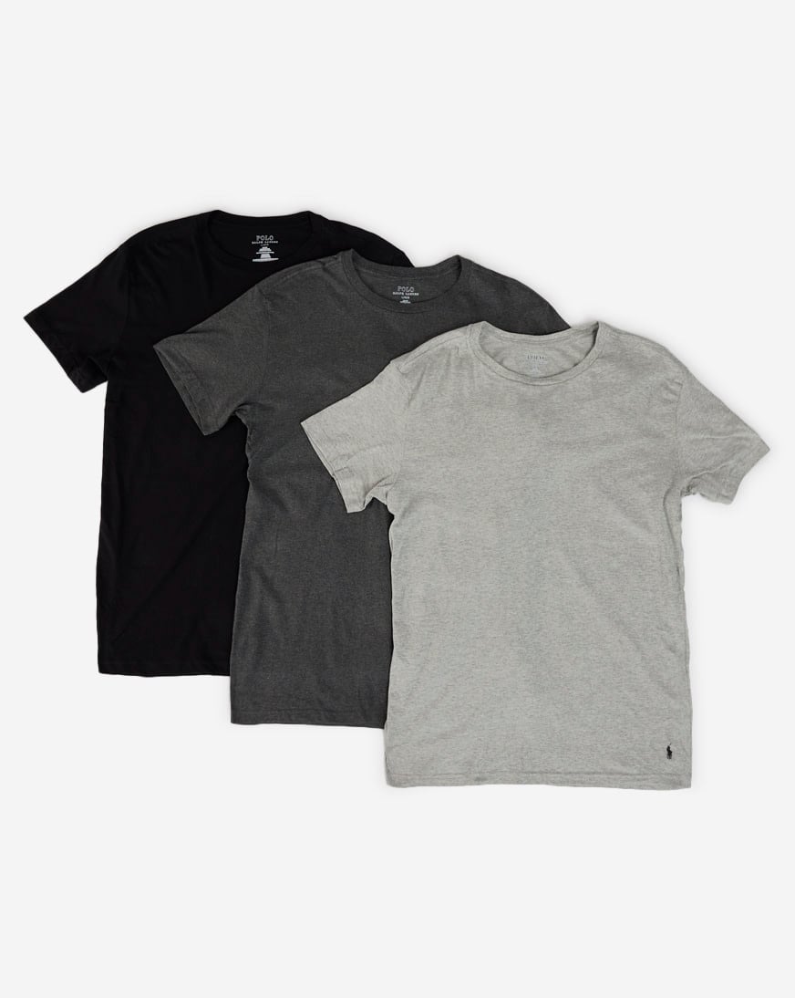 3Pk Slim Crew Tee