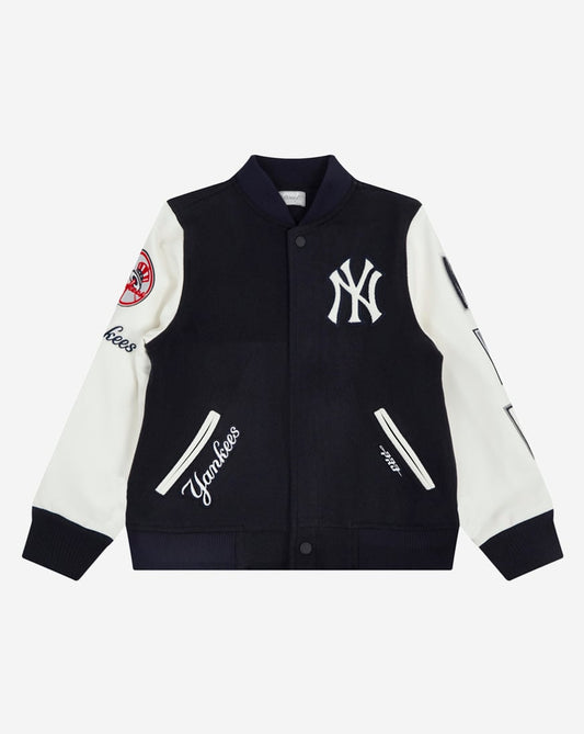 Big Boys' New York Yankees Classic Wool Varsity Jacket