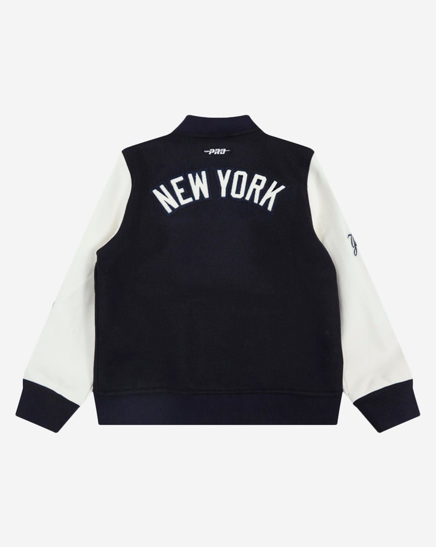 Big Boys' New York Yankees Classic Wool Varsity Jacket