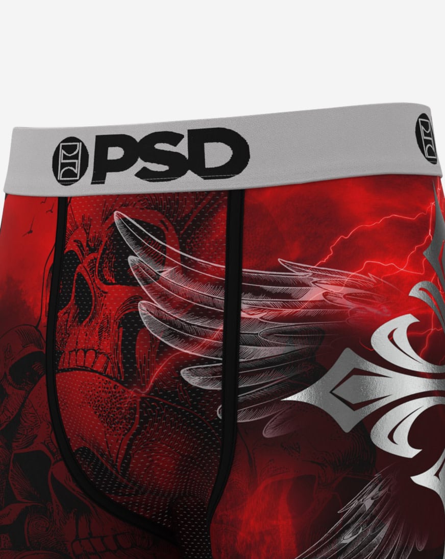 Silver Wing Red Boxer Briefs