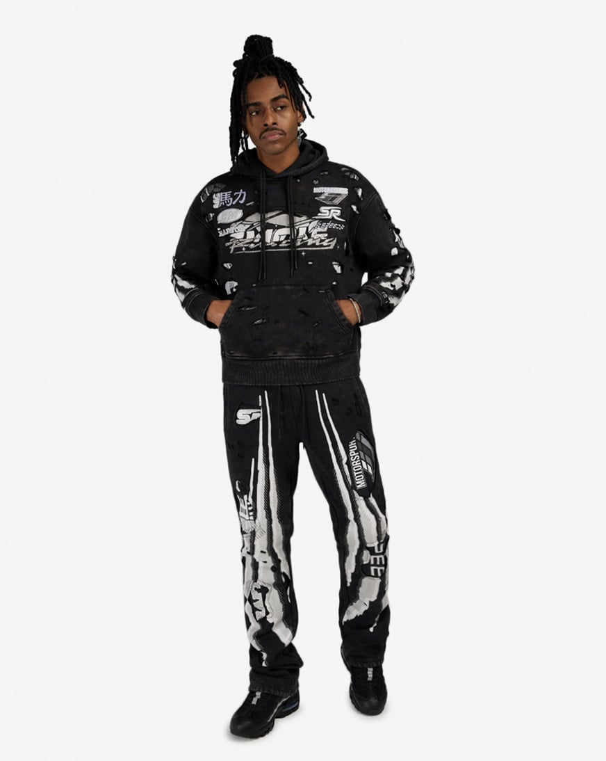 Racing Double Layer Hoodie