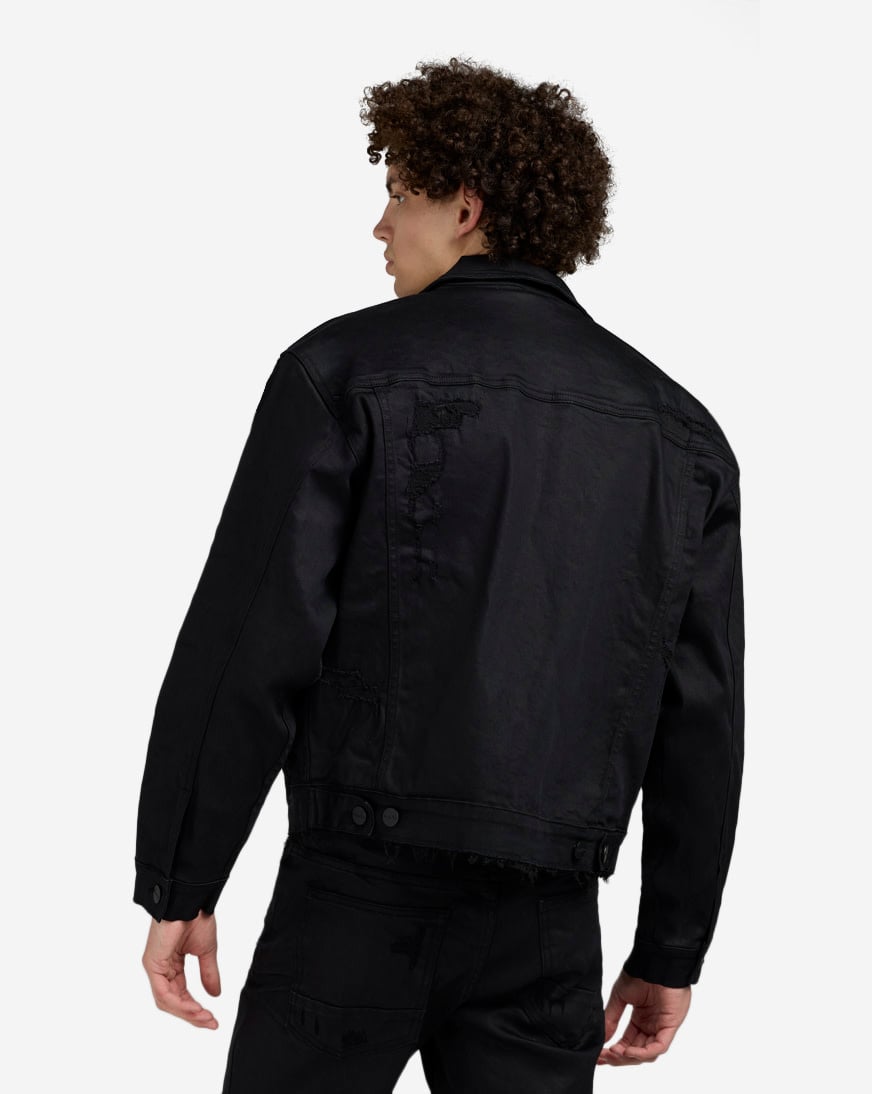 Cropped Basic Denim Jacket