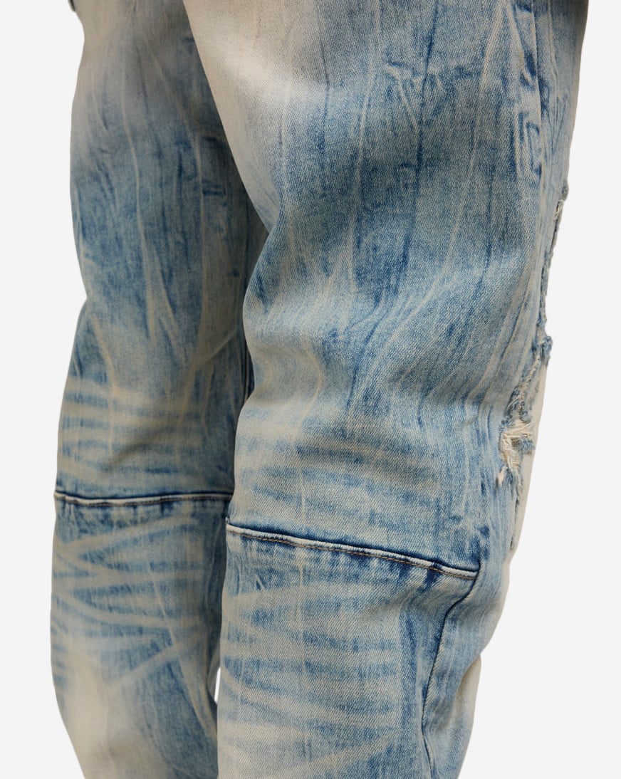 Vintage Wash 5Pkt Straight Jeans