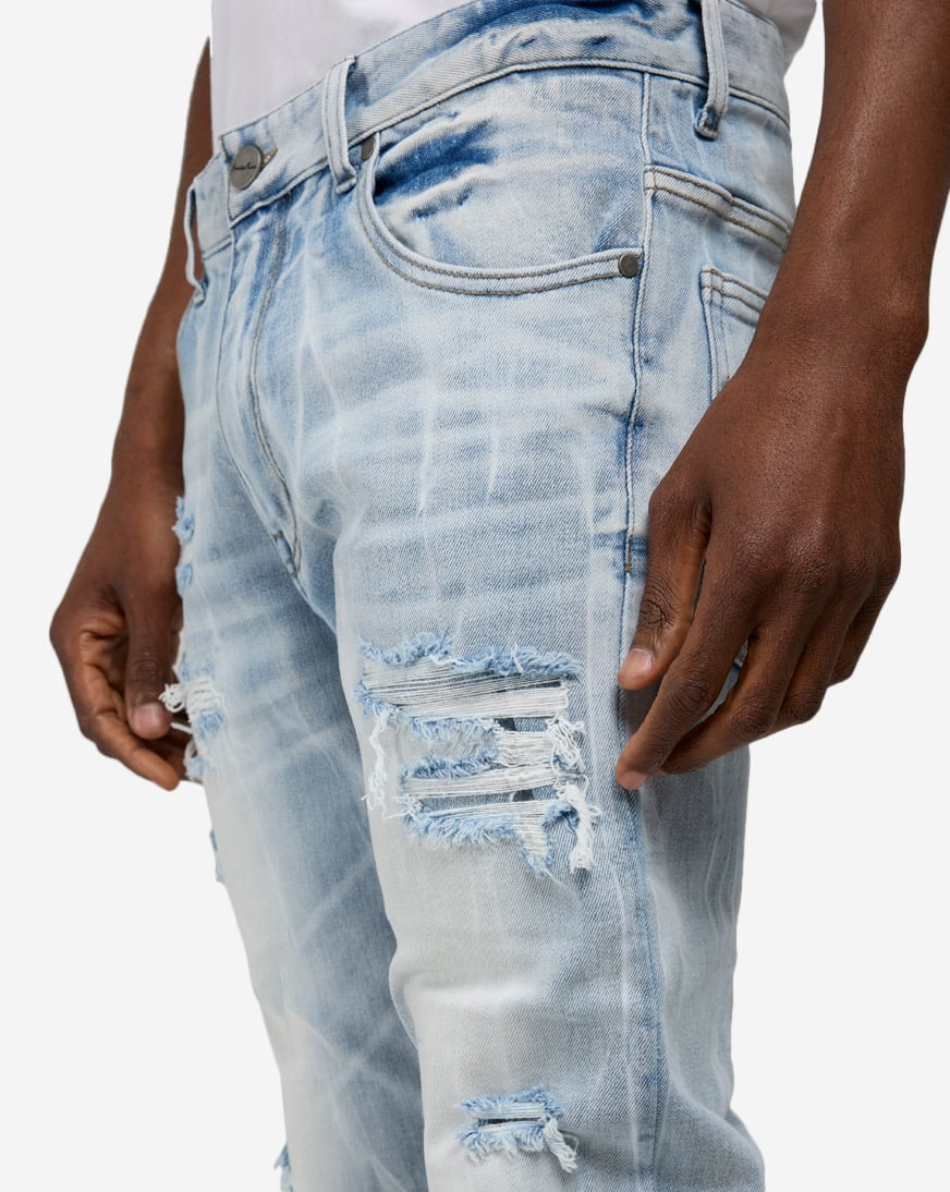 Vintage Wash 5Pkt Slim Jeans