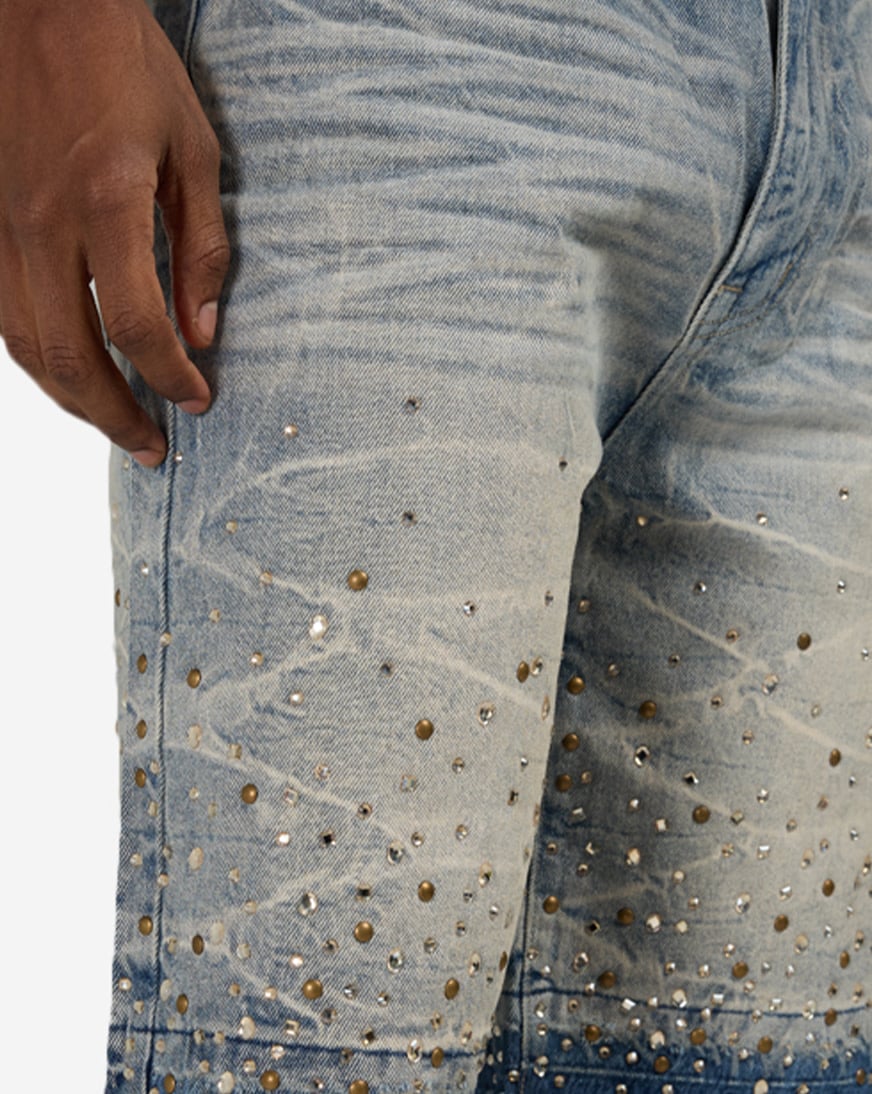 Smiley Doodle Denim Short