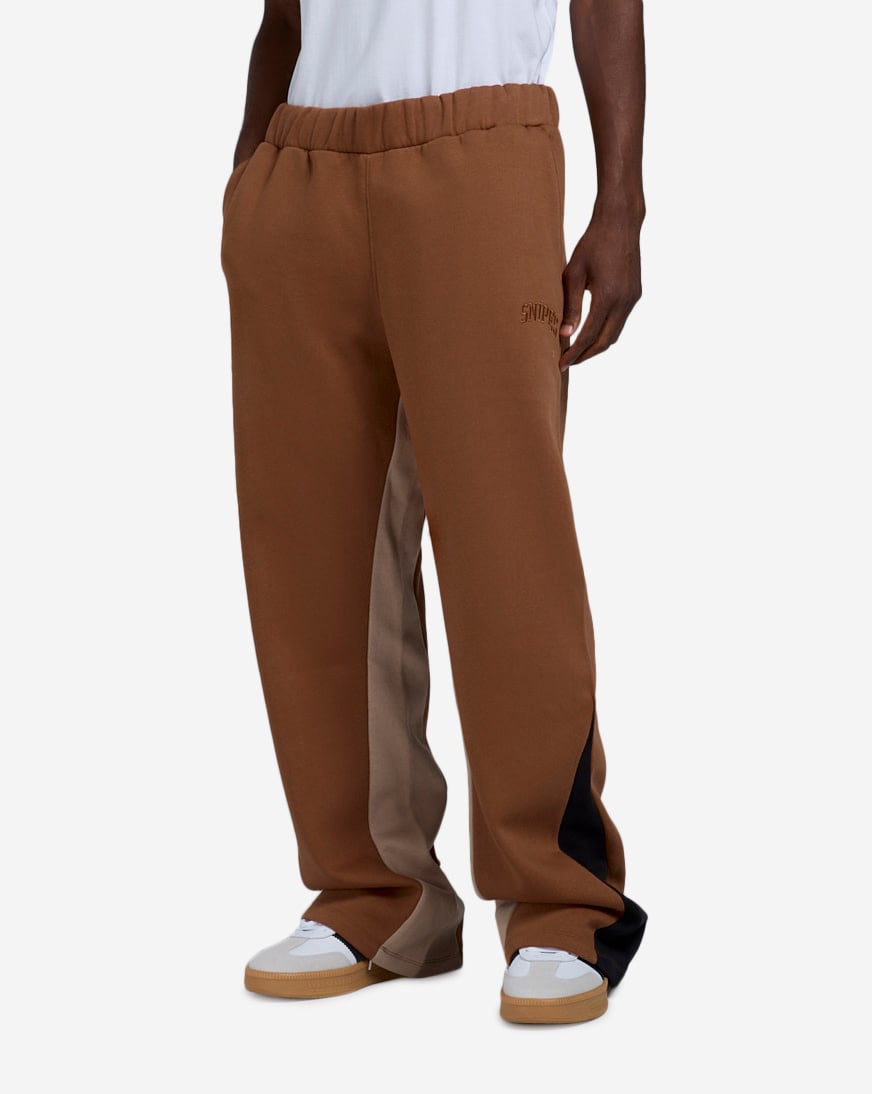Contrast Flare Pants
