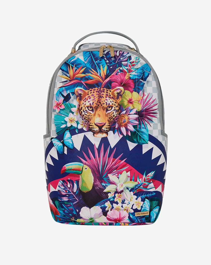 Flowering Jungle Shark Backpack