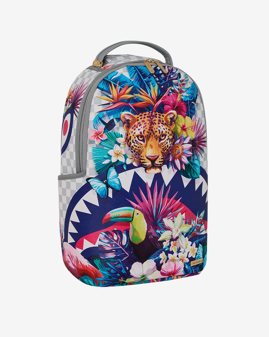 Flowering Jungle Shark Backpack