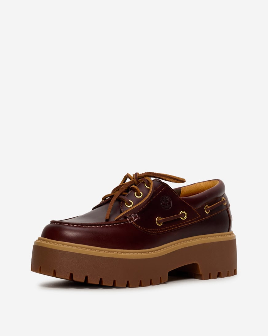 Stone Street Platform Boat Shoe